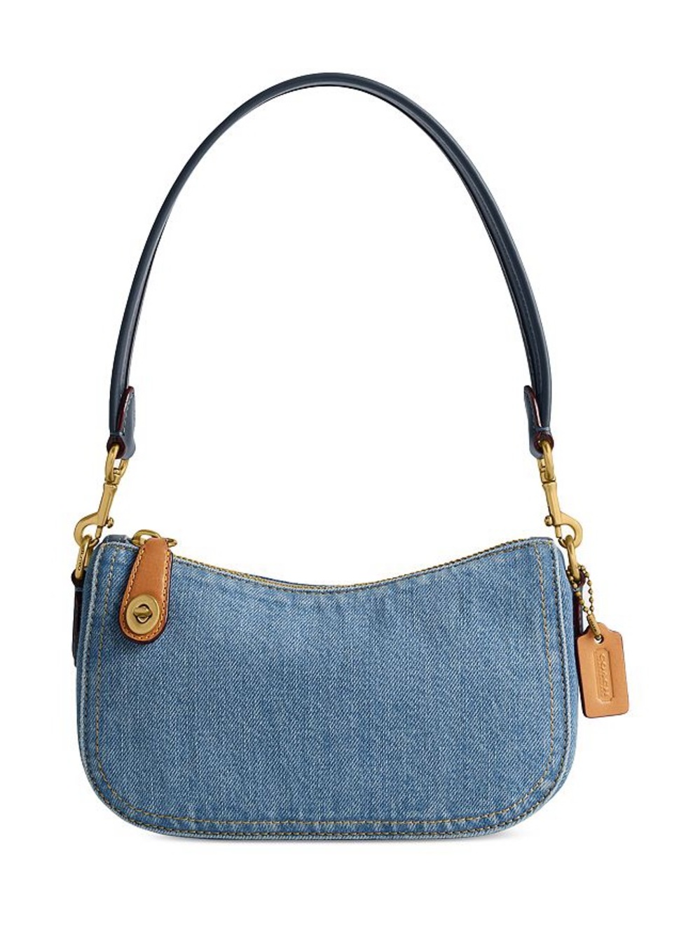 Coach Swinger 20 Denim Shoulder Bag